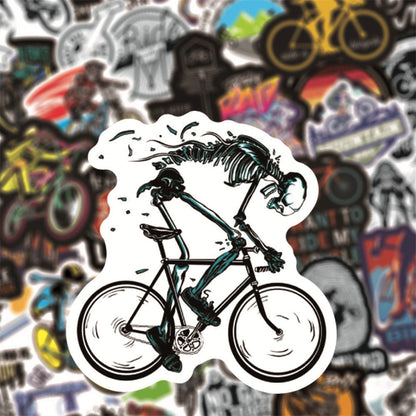 Mountain Cross-Country BikeTrolley Case Skateboard Refrigerator Notebook Stickers