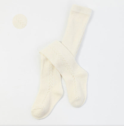 Children's Wear Hollow Tights Hole Tights Baby Tights Bottom