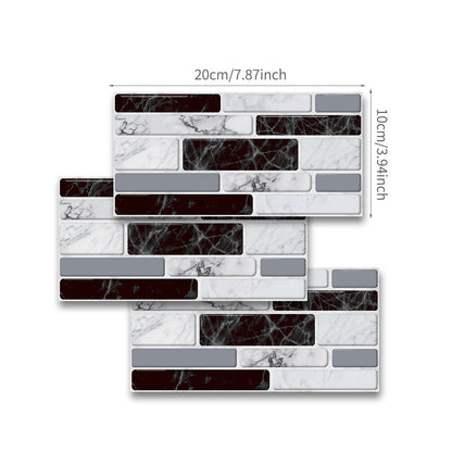 Kitchen Decoration Wall Stickers Black And White Classic
