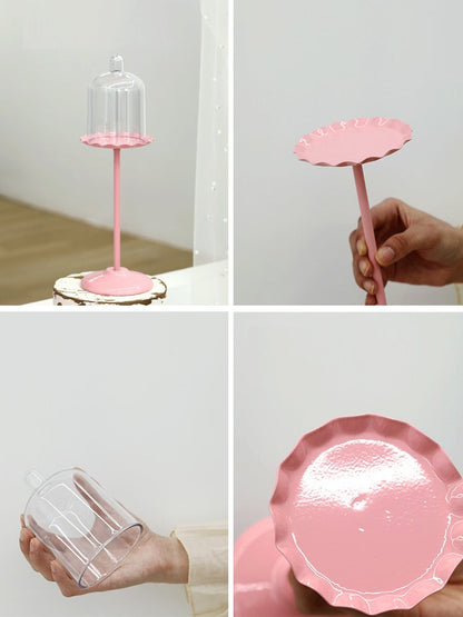 Wedding Dessert Table Pink Cake Stand