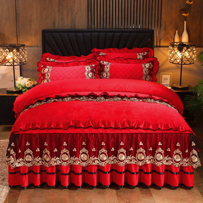 Lace Bedskirt Mattress Cover Home Textiles