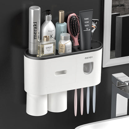 Magnetic Toothbrush Holder Storage Rack