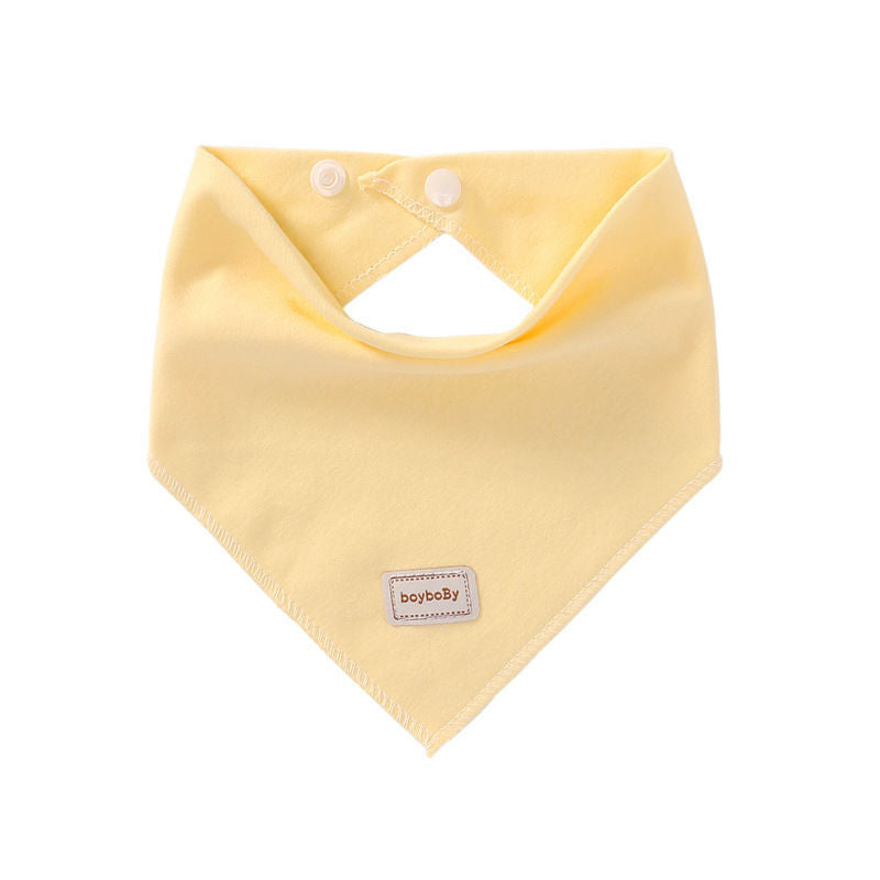 Cute Kids Hat Cap with Bibs Candy Solid Colors Boys Girls Baby Beanies Hats Cotton Born Baby Hat