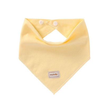 Cute Kids Hat Cap with Bibs Candy Solid Colors Boys Girls Baby Beanies Hats Cotton Born Baby Hat