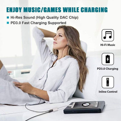 Type C to 3.5mm DAC Adapter Cable
