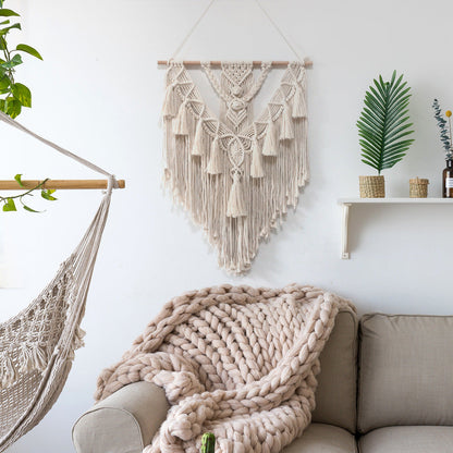 Macrame Wall Hanging Boho Tapestry Decor