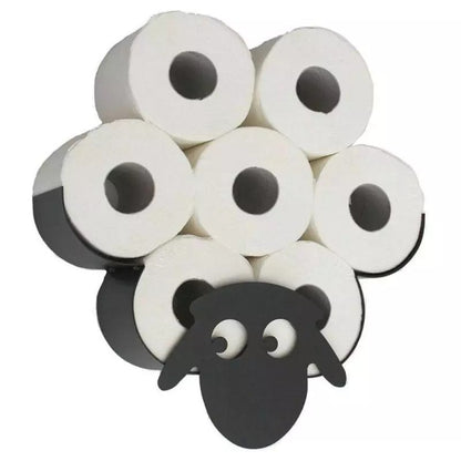 Sheep Toilet Paper Holde Cute Sheep Shape Wall-mounted Sheep Toilet Paper Holde