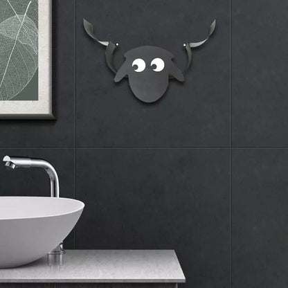 Sheep Toilet Paper Holde Cute Sheep Shape Wall-mounted Sheep Toilet Paper Holde