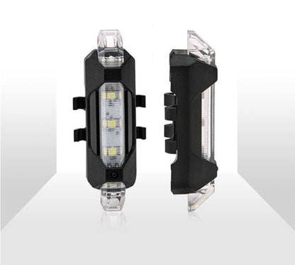 USB Rechargeable LED Bicycle Front & Back Light Set