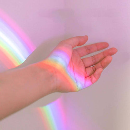 Egg-Shaped Table Lamp Rainbow Projection Lamp LED Color Night Light 3 Modes Projector