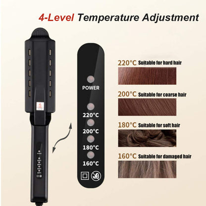 Non-Injury Steam Hair Straightener Splint