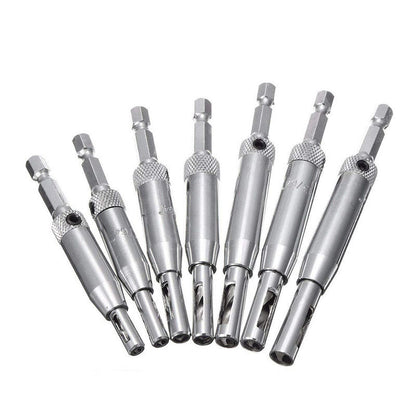 Woodworking Hinge Hole Puncher Drill Bit Set