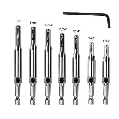 Woodworking Hinge Hole Puncher Drill Bit Set