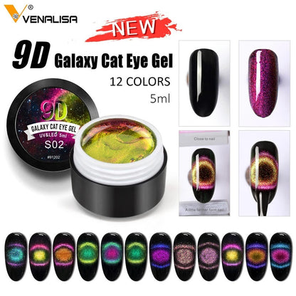 Venalisa 9D Cat Eye Chameleon Gel Varnish 5ml