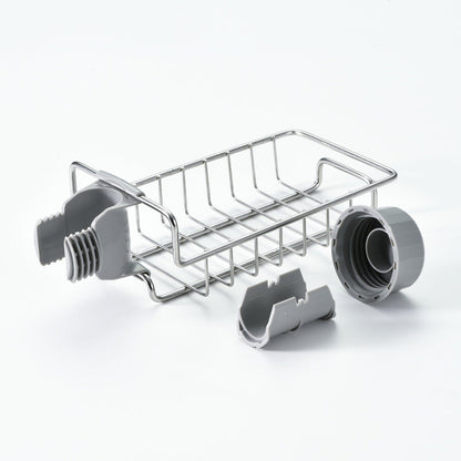 Adjustable Sink Rack Sponge Holder Soap Organizer