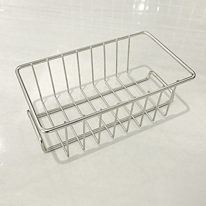 Adjustable Sink Rack Sponge Holder Soap Organizer