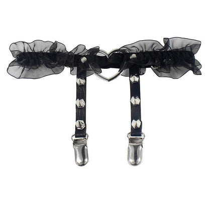 Sexy Elasticity Heart Leg Chain Garter Thigh Ring