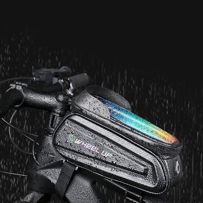 WHEEL UP Hard Shell Bike Frame Bag with Touch Screen