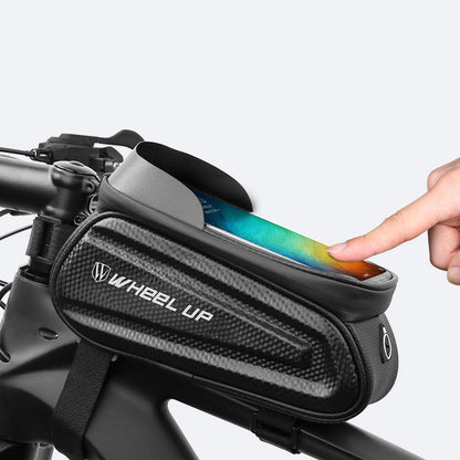 WHEEL UP Hard Shell Bike Frame Bag with Touch Screen