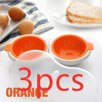New Creative Egg Poacher Food Grade Cookware Double Cup Egg Boiler Steamed Egg Set
