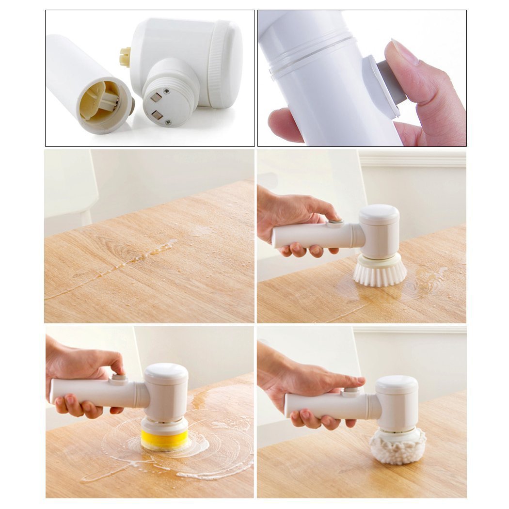 5 In 1 Electric Cleaning Brush Bathtub Brush