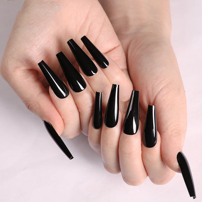 Long Coffin Fake Nails - Variety of Colors Available