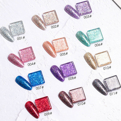 New Super Flash Micro Diamond Nail Polish