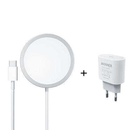 Compatible with Apple, Chargeur Magsafe Sans Fil Pour  12 Pro Max Min