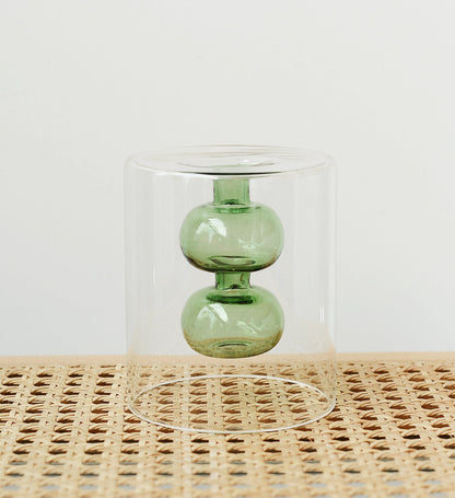 Stained Glass Gourd Vase