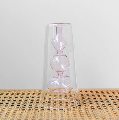 Stained Glass Gourd Vase