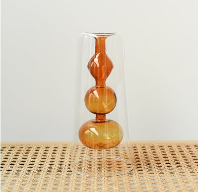 Stained Glass Gourd Vase
