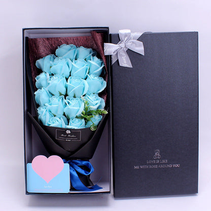 Birthday Gift Soap Rose Bouquet Gift Box