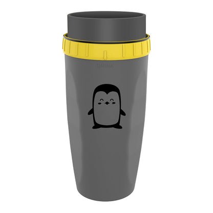 No Cover Twist Travel Cup with Straw and Double Insulation
