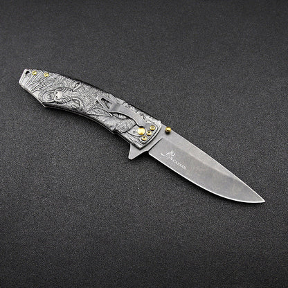 High Hardness Folding Outdoor Survival Knife