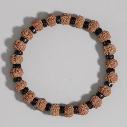 Amazon Agate Beaded Volcanic Stone Bracelet