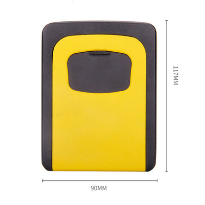Wall Mounted 4 Digit Combination Password Code Lock Safe Key Storage Holder Box