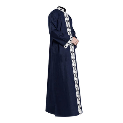 Long Sleeve Solid Color Casual Robe