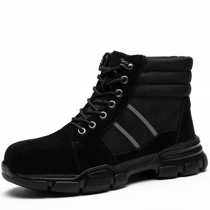 Oxford Cloth Anti-Smashing And Anti-Piercing High-Top Safety Shoes