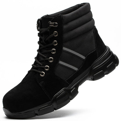 Oxford Cloth Anti-Smashing And Anti-Piercing High-Top Safety Shoes