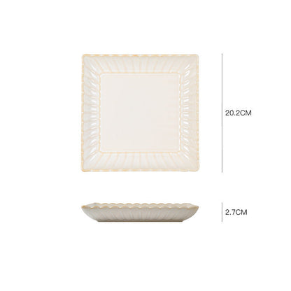 Nordic Ceramic Steak Plate Breakfast Tableware