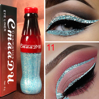 Diamond Shining Glitter Eyeliner: Party-Perfect Smoky Sexy Eyes
