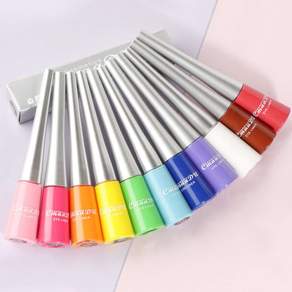 17-Color Matte Liquid Eyeliner: Quick-Drying, Long-Lasting, Non-Blooming