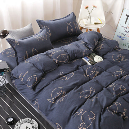 Four-piece Cotton Winter Quilt Set