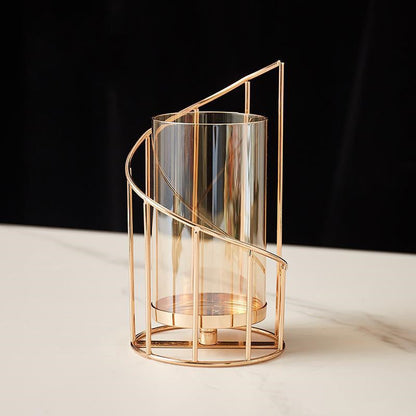 Nordic Wrought Iron Candle Holder Ornament