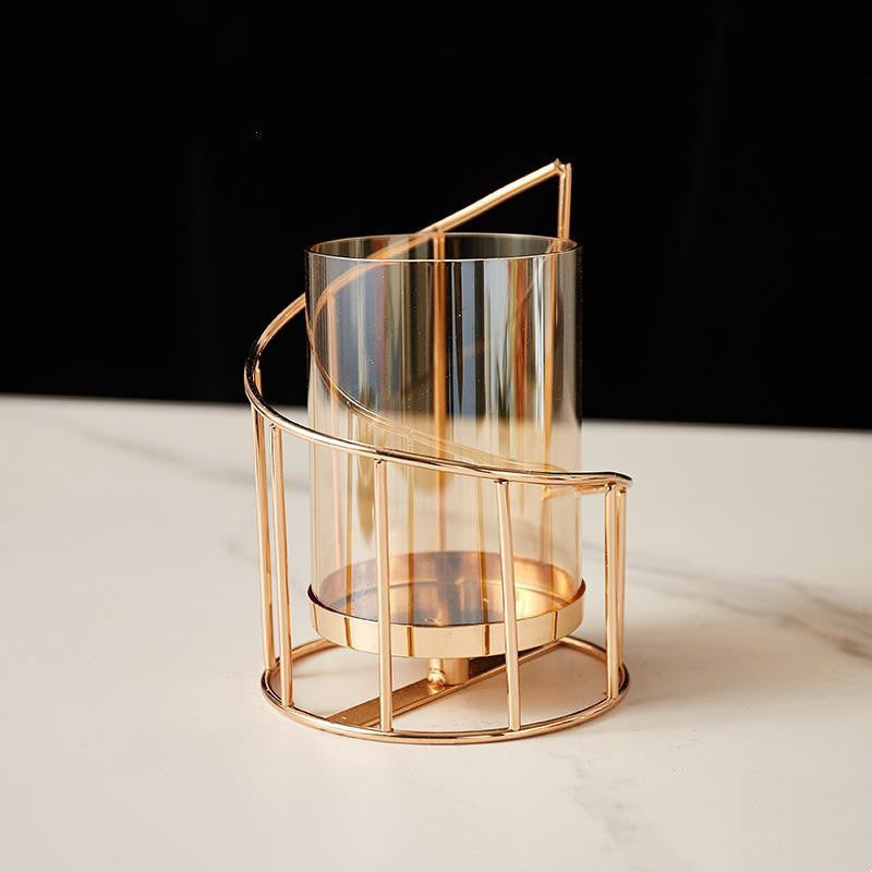 Nordic Wrought Iron Candle Holder Ornament