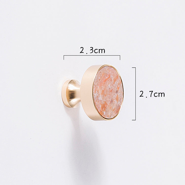 Nordic Marble Crystal Gold Brass Handle Light