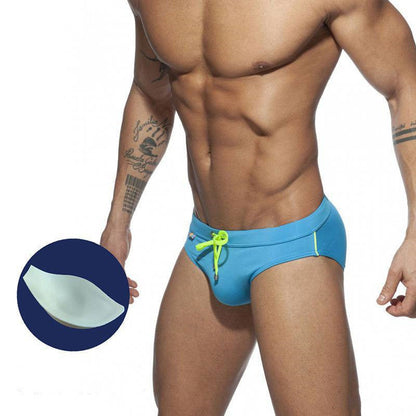 Rainbow Pocket Swim Briefs Sexy Aggressive Low-waisted Men