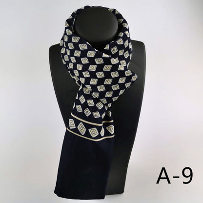 Men's Double Layer Cashmere Washed Warm Scarf