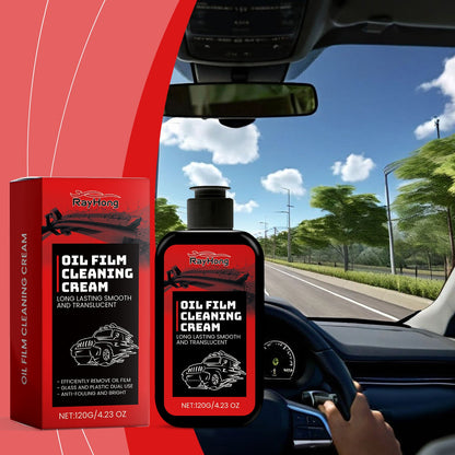 Automotive Glass Oil Film Cleaning Cream, Effectively Clean Glass Stains And Oil Stains Clear Vision