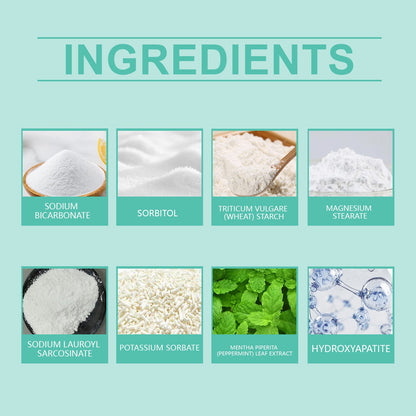 Mint Brightening Toothpaste Tablet Oral Deodorizer Fresh Breath Portable Toothpaste Chewable Tablet